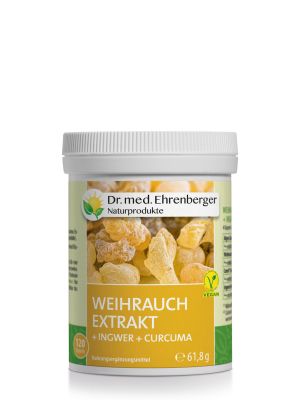 Weihrauch-Extrakt + Ingwer + Curcuma